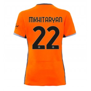 Lacne Ženy Futbalové dres Inter Milan Henrikh Mkhitaryan #22 2023-24 Krátky Rukáv - Tretina